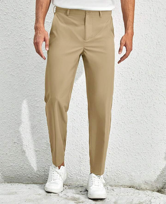 OK Daily Solid Slant Pocket Straight Leg Pants