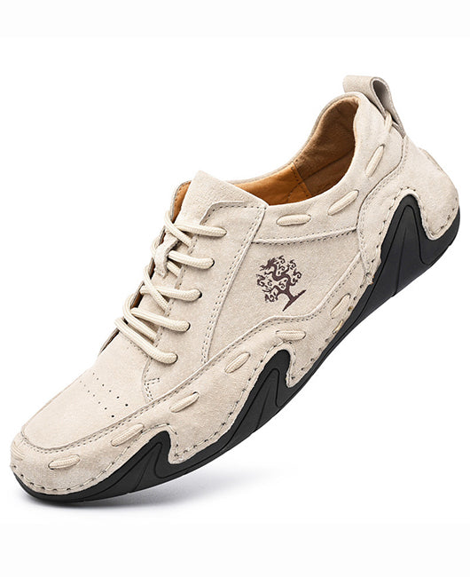 Men's Handmade Leather Soft Casual Sports Shoes