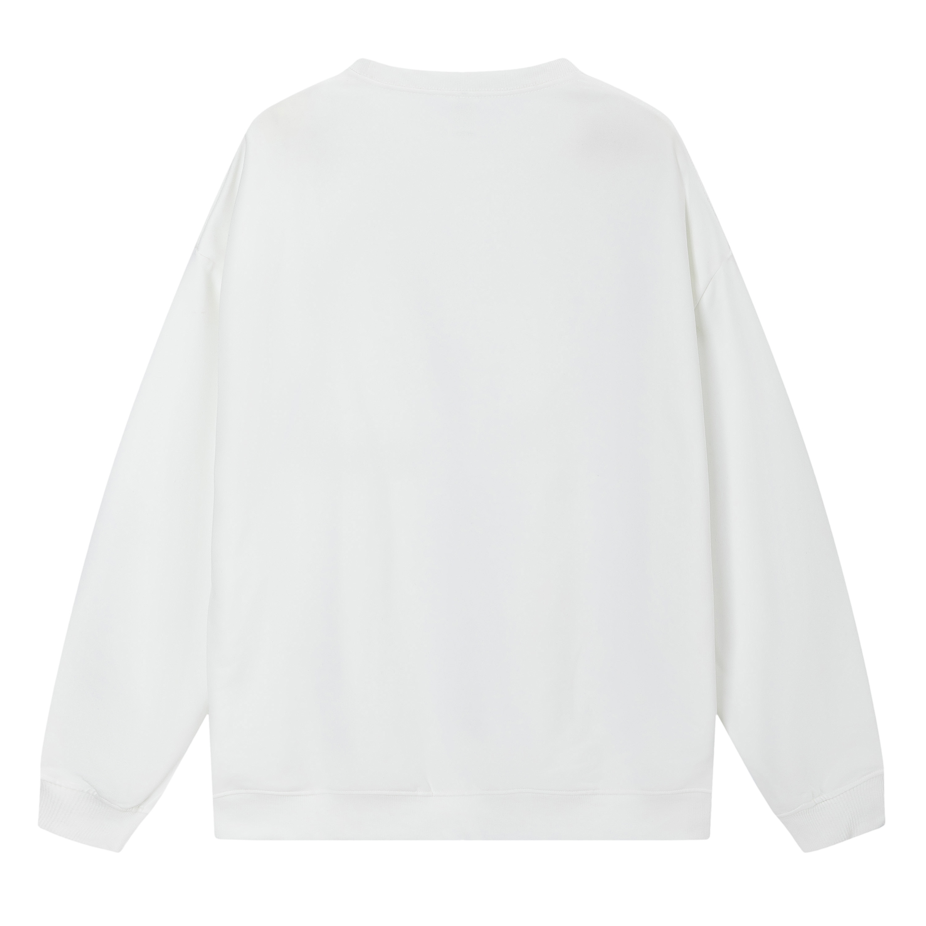 Men's Basic White Sweatshirt