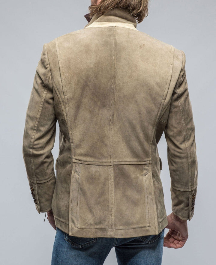 Daily Solid Suede Notch Lapel Pocket Single Breasted Jacket